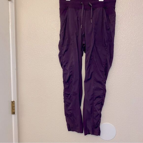 Lululemon Street To Studio Pant II Deep Zinfandel purple lightweight crop 6 - Picture 3 of 12